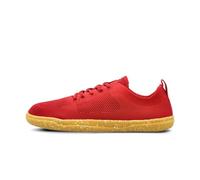 GROUNDIES Sneaker Damen Barfußschuhe Barefoot Active Knit Vegan Rot, Schuhgröße:EUR 40