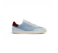 Groundies Sneaker Panama (Zero Drop, breite Zehenbox) hellblau/bordeauxrot Damen, Größe Euro (US) 38 (7)