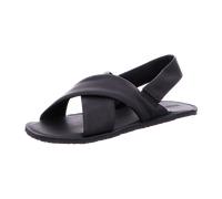 Groundies Verona Black (schwarz) - sportliche Sandale - Damenschuhe Sandalette / Sling, Schwarz, leder für Damen, schwarz, Größe 36 EU