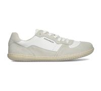 Groundies Barfussschuhe Sneaker Nova GO1+ (Zero Drop, Veloursleder) weiss/grau Damen, Größe Euro (US) 41 (10)