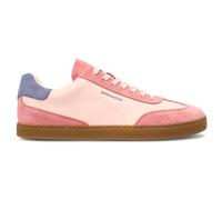 GROUNDIES Panama Bordeaux (Rot) - sportlicher Schnürschuh - Barfußschuhe Damen, Rot, Leder