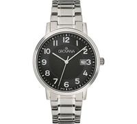 GROVANA Uhr Kensington Steel Metal Black arabic 41mm Herren 1550,1131