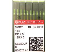 Groz-Beckert 10 Rundkolben DPx5 Nähmaschinen Nadeln System 134 (R) Industrie St. 90/14