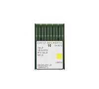 GROZ-BECKERT 10er Packung Leder-Nähnadeln 134 LR mit Rundkolben und Schneidspitze für Industrienähmaschinen (Nm. 80/12)