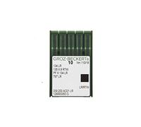 GROZ-BECKERT 10er Packung Leder-Nähnadeln 134 LR mit Rundkolben und Schneidspitze für Industrienähmaschinen (Nm. 110/18)