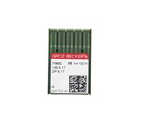 GROZ-BECKERT 10er Packung Nähnadeln 135x17 mit Rundkolben und Rundspitze für Industrienähmaschinen (Nm. 100/16)