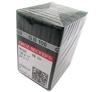 Groz-Beckert Nadel in ckpsms transparenter Kunststoffbox, 100 Stück, Groz-Beckert Gebedur 135 x 17 DPX17 Titan-Nähmaschinennadeln (Nadelstärke: 18/110)
