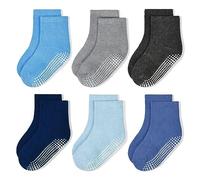 GRPSKCOS Stoppersocken Kinder, 6 Paar ABS Regenbogen Rutschfeste Kleinkind Socken für 1-7 Jahre Mädchen Kinder Anti Rutsch Socken(#3 Sortiert- 6 Paare,1-3 Jahre)