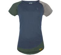 Grüezi Bag Damen Janeway WoodWool T-Shirt (Größe S, blau)