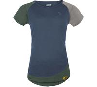 Grüezi Bag Janeway WoodWool Damen T-Shirts blau Größe S Trekking Hautfreundlich Merinowolle | Lyocell (Tencel™)