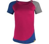 Grüezi Bag Janeway WoodWool Damen T-Shirts rapsberry red Größe S Trekking Hautfreundlich Merinowolle | Lyocell (Tencel™)