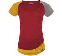 Grüezi Bag Janeway WoodWool Damen T-Shirts rot Größe XL Trekking Hautfreundlich Merinowolle | Lyocell (Tencel™)