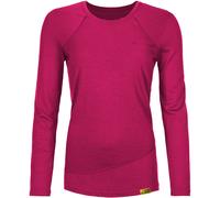 Grüezi Bag WoodWool Chapel Damen Longsleeves Merino raspberry red Größe S Trekking Hautfreundlich Merinowolle | Lyocell (Tencel™)