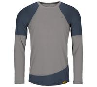 Grüezi Bag - Woodwool Longsleeve Mr. Picard - Merinoshirt, Gr. S, grau (SlateGrey)