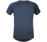 Grüezi Bag - Woodwool T-Shirt Mr. Pike - Merinoshirt, Gr. L, blau (OceanCavern)
