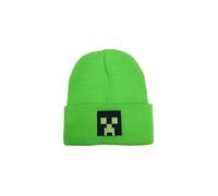 (Grün) Minecraft Strickmütze für Damen und Herren, klassisch, warm, Hip-Hop-Skimütze, grün