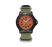 (grün orange B)Addies Dive Herren Fashion Casual Watch Kalenderanzeige 50m wasserdichtes Rohr leuchtend
