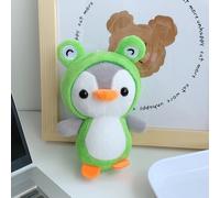 (Grün) Pinguin Plüsch Kuscheliger Schlüsselanhänger Kuschelige kurze Plüschtasche Dekor Bunte Optionen