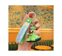 (Grün) Super Bros Mario Pvc Weichgummi Schlüsselanhänger Geschenktüte Anhänger Dekoration