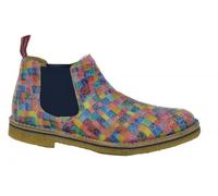 Grünbein Damen Chelsea Boots Reto lose Einlage, Mosaik-rosa 42