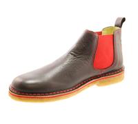Grünbein Herren Chelsea Boots Reto lose Einlage, schwarz-rot... 44