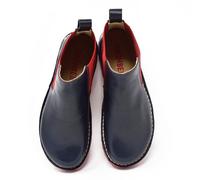 Grünbein Shoes Chelsea Boots Susanne Naturform blau 42