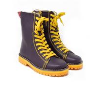 Grünbein Shoes Grünbein Schnürboots Finn Lila 38