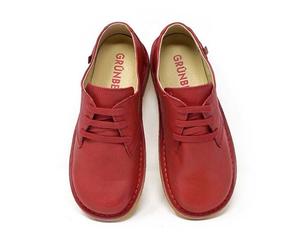Grünbein Shoes Halbschuh Ella II Naturform rot 37