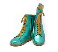 Grünbein Shoes Schnürboots Finn lose Einlage türkis 38