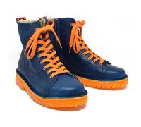 Grünbein Shoes Schnürboots Noa II lose Einlage blau-orange 39