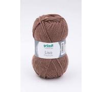 Gründl 5er Packung Wolle LISA Premium uni, 50gr, 100% Polyacryl,Bastelgarn,Strickgarn,Handarbeitswolle (22 nougat)