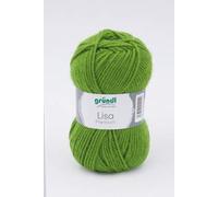 Gründl 5er Packung Wolle LISA Premium uni, 50gr, 100% Polyacryl,Bastelgarn,Strickgarn,Handarbeitswolle (33 maigrün)