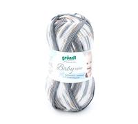 Gründl Wolle Baby color – Strick- und Häkelgarn 70% Polyacryl/30% Polyamid, 50 g/150 m, Multicolor