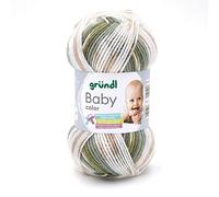 Gründl Baby color 1 x 50 g, olive natur jade grau multicolor