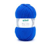 Gründl Big Lisa Premium Häkelgarn 1 Knäuel 250 g, Royalblau