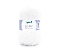 Gründl Big Lisa Premium Häkelgarn 1 Knäuel 250 g, Weiß
