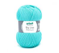 Gründl Wolle Big Lisa Premium uni 250 Gramm, türkis