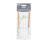 Gründl Feinstricknadel Rundstricknadel Bambus De Luxe Länge 60 cm Stärke 8,0 mm