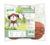 gründl Funny uni SB-Pack Hund Benni Chenillegarn Häkelset