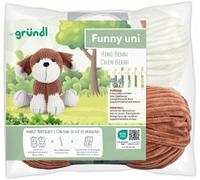 gründl Funny uni SB-Pack Hund Benni Chenillegarn Häkelset
