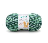 Gründl Wolle Hot Socks Manerba, 4-fach,100 g, h.grün-tannengrün-blau-natur - [0663608756]