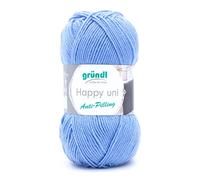 Gründl Happy uni 100% Polyacryl 1 x 100 g, Hellblau