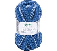 Gründl »Hot Socks color« Häkelwolle, 50 g, Ocean