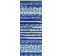 Gründl Hot Socks Mandello, Sockenwolle 8-fach, Sockengarn 8-fädig, dicke Stumpfwolle musterbildend, Farbverlauf, 150g / 300m (01 blau hellblau)