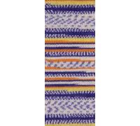 Gründl Hot Socks Mandello, Sockenwolle 8-fach, Sockengarn 8-fädig, dicke Stumpfwolle musterbildend, Farbverlauf, 150g / 300m (08 natur orange lila)