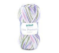 Gründl Wolle Lisa Premium color 50 g lindgrün-flieder-rose-color (GLO663608671)