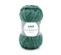 Gründl Lisa Premium Jeans Strick- & Häkelgarn (weicher und wollartiger Charakter, pflegeleichtes waschbares Strickgarn aus 100% Polyacryl, 50 g/133 m, Nadelstärke: 3,5-4,5, 1 Knäuel á 50 g)
