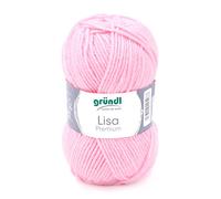 Gründl Strick- & Häkelgarn »Lisa Premium« 100% Polyacryl 50 g/133 m Nadelstärke 3,5–4,5 Babyrosa