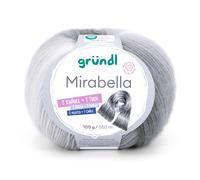 Gründl Mirabella, kuscheliges Wollmischgarn, Farberlauf,100 g / 550 m,80% Polyacryl, 20% Wolle,NS 3,5-4,5 mm (01)