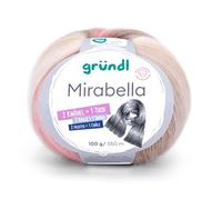 Gründl Mirabella, kuscheliges Wollmischgarn, Farberlauf,100 g / 550 m,80% Polyacryl, 20% Wolle,NS 3,5-4,5 mm (02)
